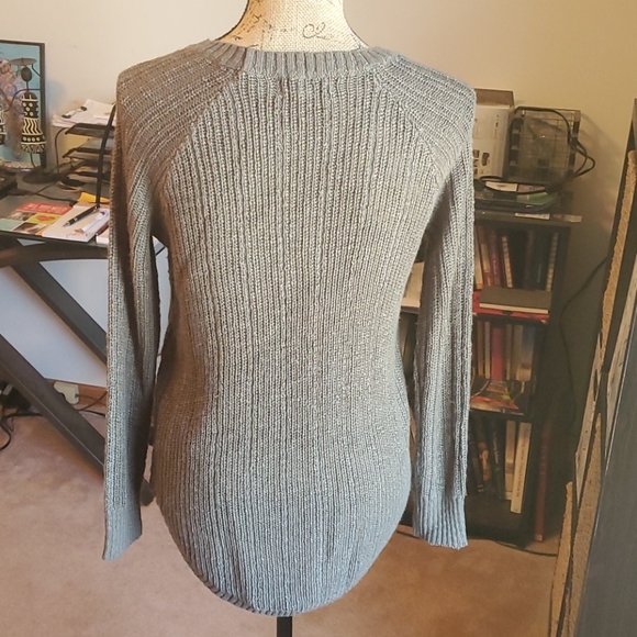 Pink Republic size Large sage green sweater - Picture 5 of 11